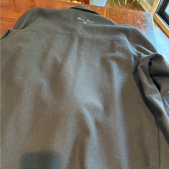 Stormy Kroger button up wool shirt jacket. Size xl black - Picture 3 of 4